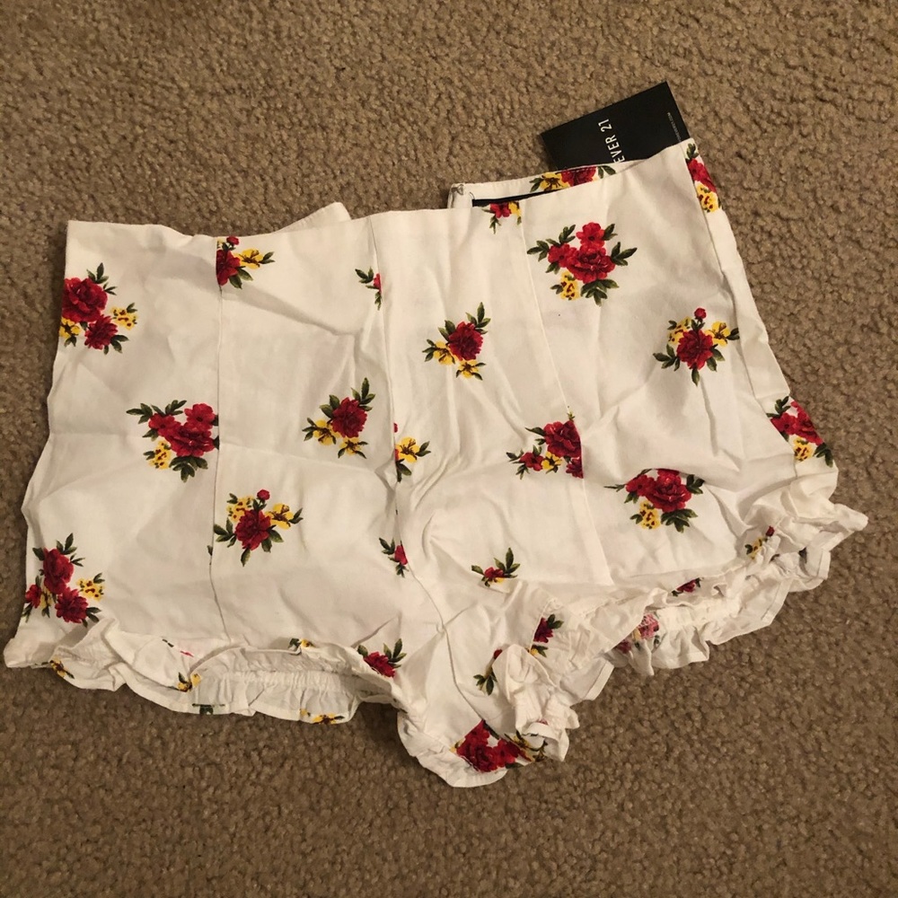 Flower Patterned Forever 21 Shorts